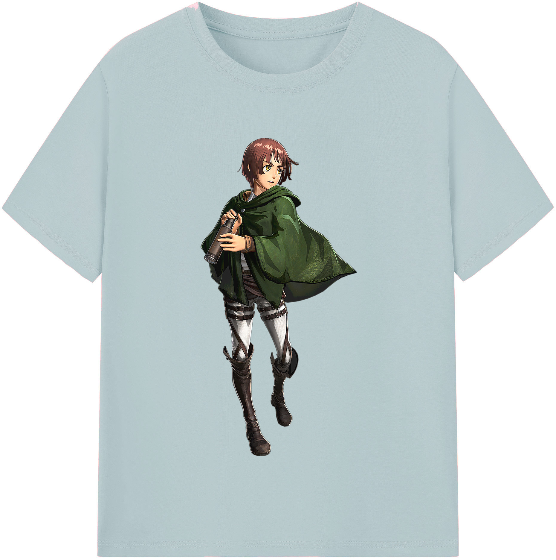（画像用） 進撃の巨人 Attack on Titan 綿100％半袖Tシャツ（フロントプリント）